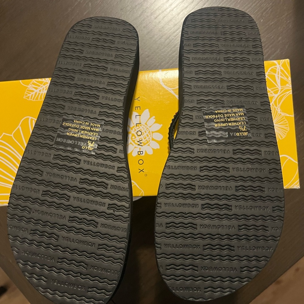 Yellow Box Jello Rhinestone Sandal *NEW* - Picture 7 of 8